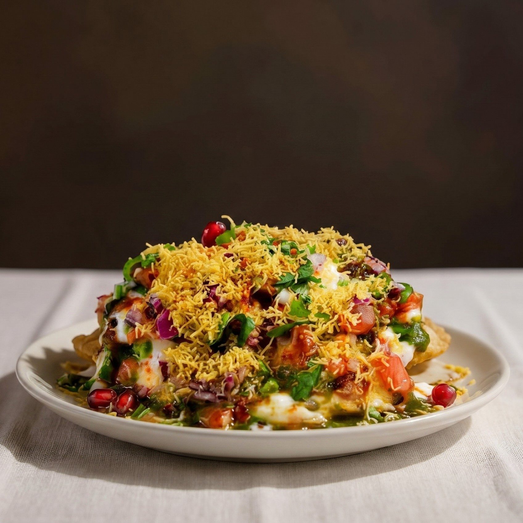 Aloo Tikki Chaat.