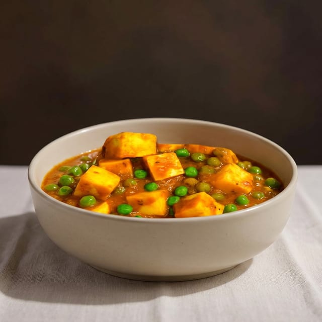 Matar Paneer.