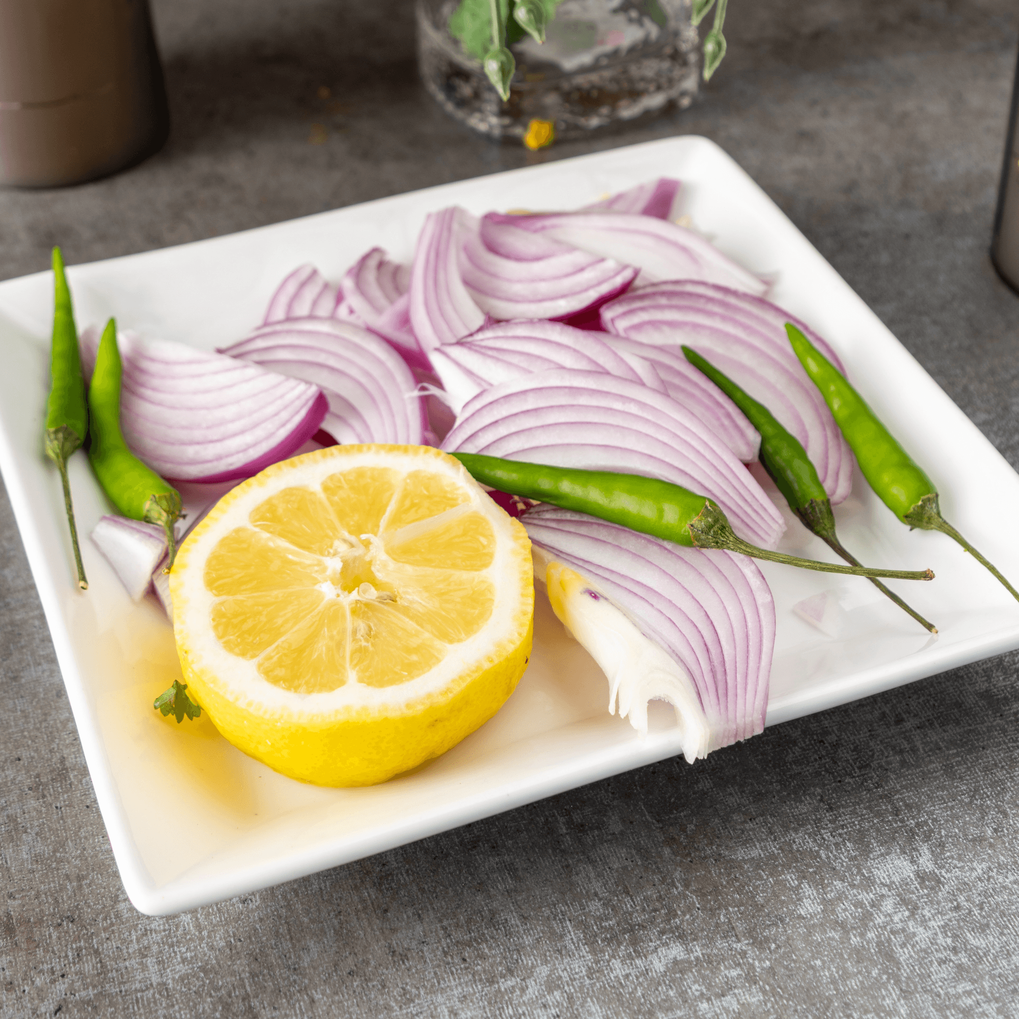 Onion, Chili, and Lime.