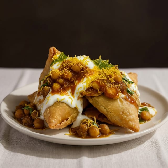Samosa Chaat.