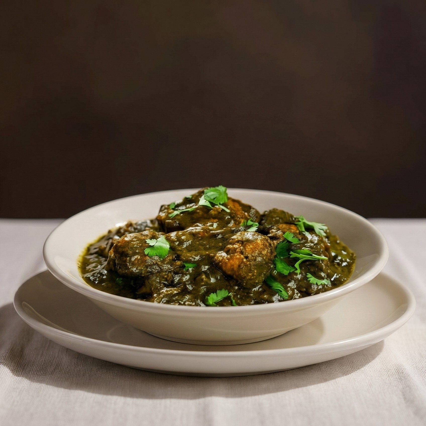 Saag Chicken.